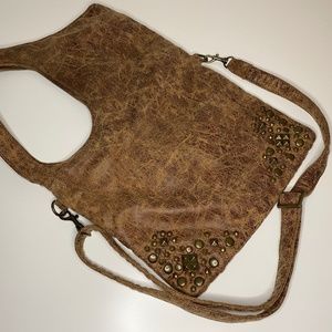 La Rue Women's Distressed Studded Shoulder from The Devil Wears Prada